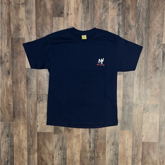 2001 SuperDad Big Dogs Blue T-Shirt (Large) - Picture 1 of 4